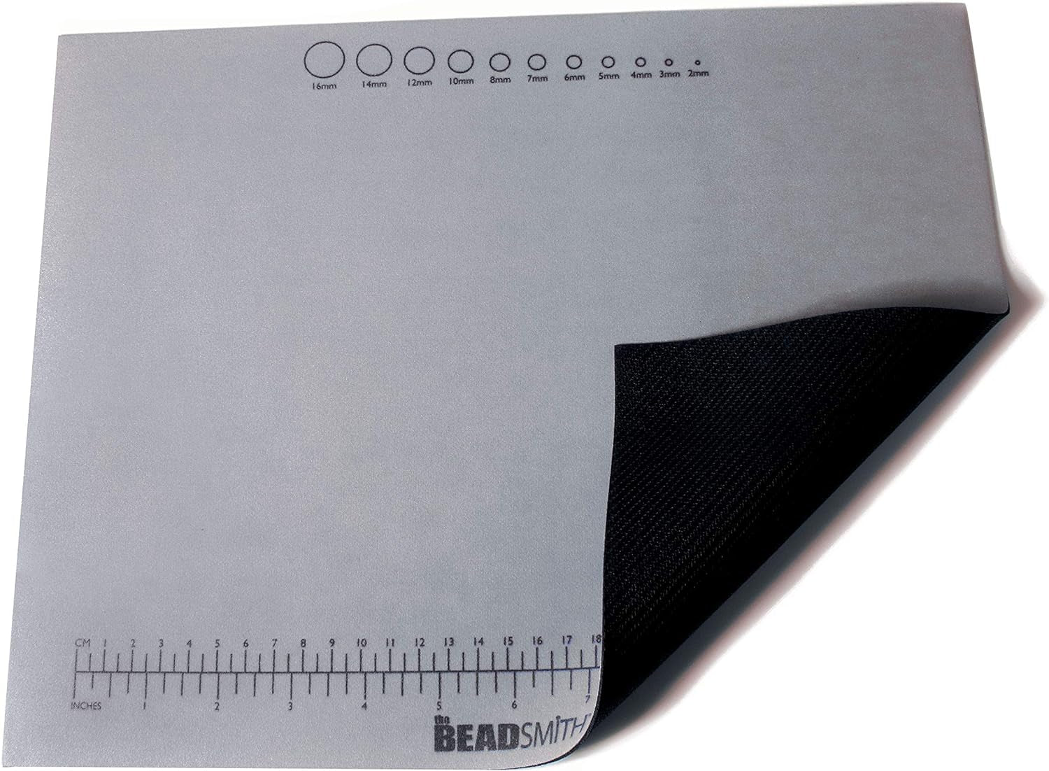 Non-Slip Treasure Mat, 11 X 14 Inches, Non-Slip Rubber Base with Soft Padded Surface, Laser Printed Measurements in Both Inches and Centimetres, Hangable Retail Put Up