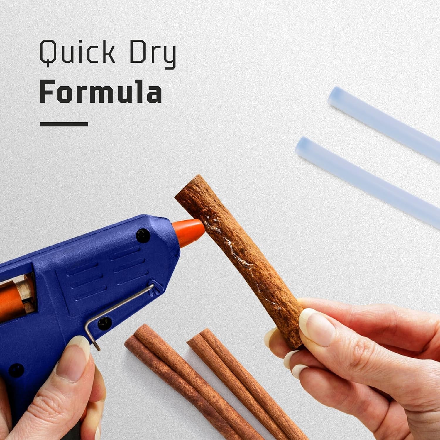 Mini Hot Glue Sticks (Bulk 500 Value Pack) 4 Inch Length - Drys Crystal Clear - Fits All Small Mini Size Glue Guns 0.27 Diameter