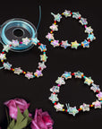 400 PCS Acrylic Star Shape Beads, Star Shape Charming Beads, Clear Acrylic 10Mm Beads for DIY Jewelry Craft Making Necklace Bracelet Supplies (4 Pack X 100 PCS)