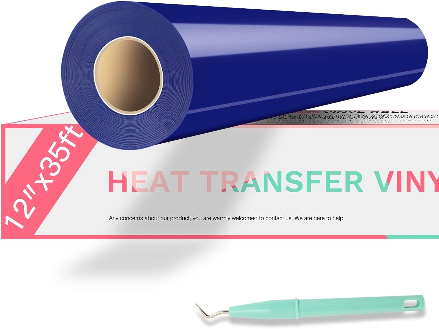 Puff Vinyl Heat Transfer - 12" X 15FT White Puff Vinyl Heat Transfer for T Shirts, White Puff HTV Vinyl Heat Transfer for Cricut & Cameo - Easy to Cut & Weed for Heat Vinyl Design(White)