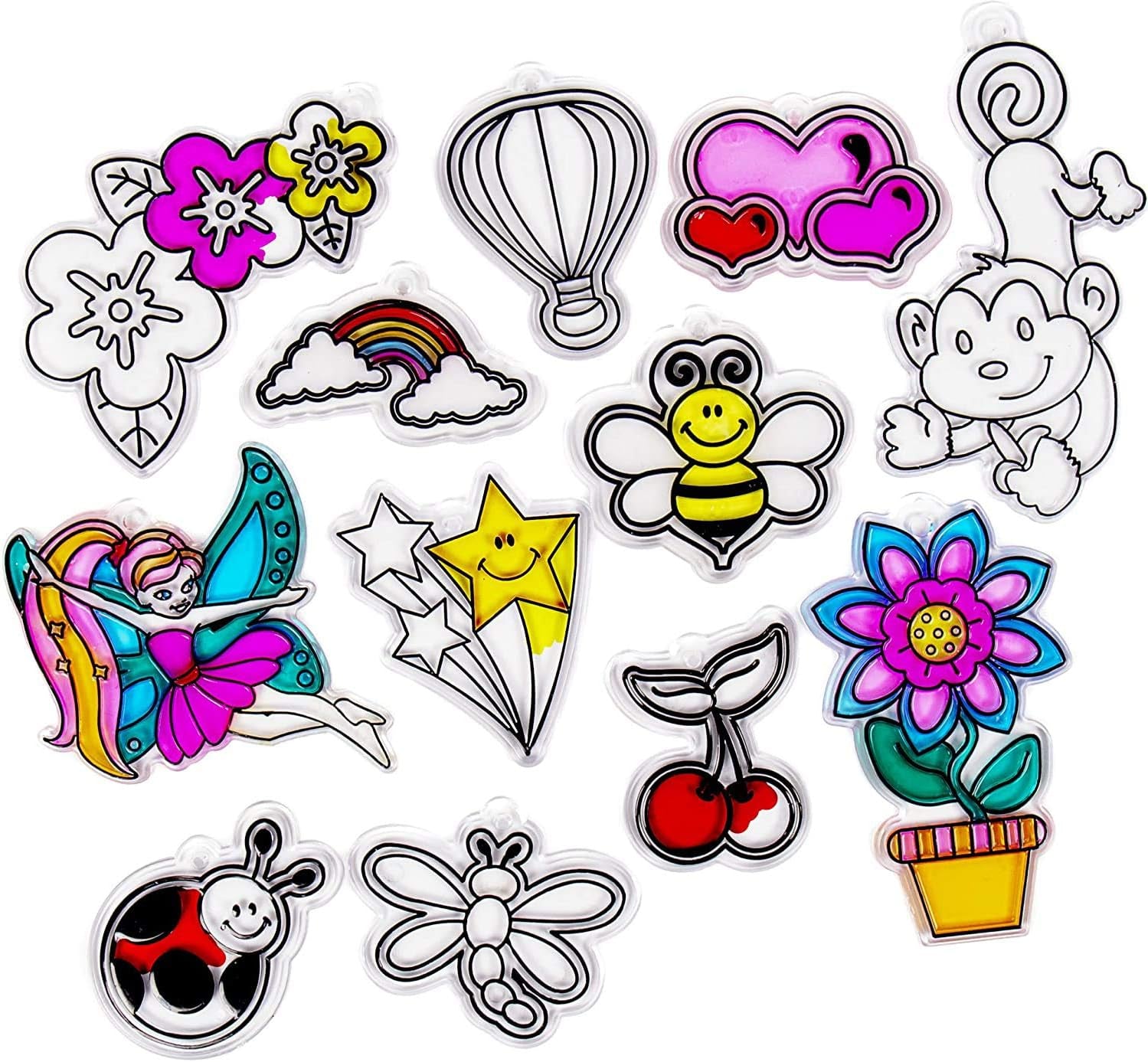 Yes  Suncatcher Paint Pens 10 Pack, 10Ml Nontoxic Suncatcher Paint Pens for Window Art, Window Art Paint Refill, Paint Projects, Suncatchers Sold Separately