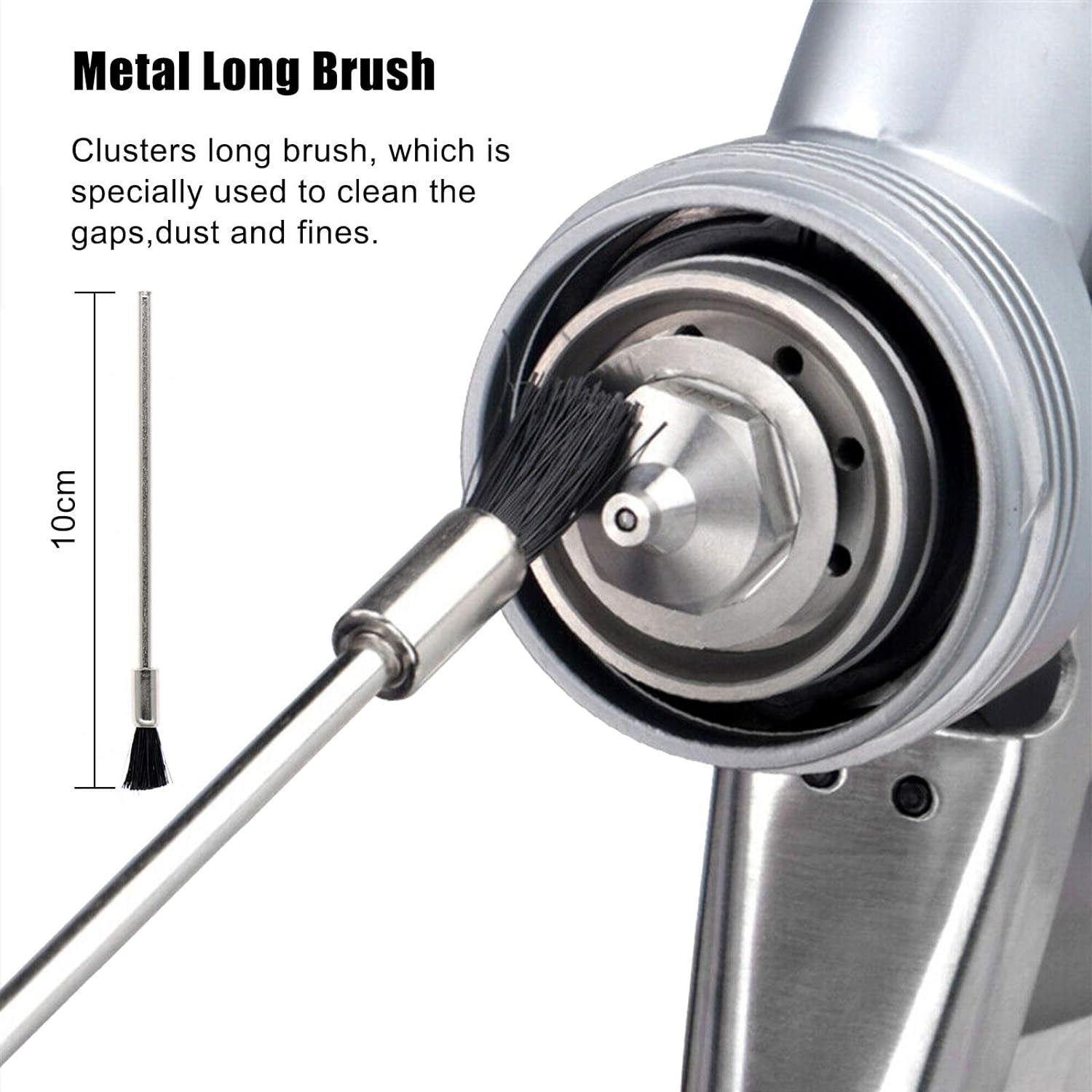 17Pcs Multi-Purpose Spray Gun Cleaning Kit,Nylon Brushes Paint Gun Cleaning Kit Mini Brushes & Needles for Clean Airbrush Nozzles Spray Guns Tattoo Equipment(17Pcs)