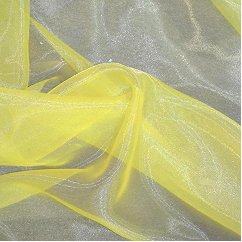 Pack of 25 Yards Long Bridal Solid Sheer Organza Fabric Bolt for Wedding Dress, Fashion, Crafts, Decorations, Backdrop, Christmas Craft Supplies, Silky Shiny Organza Fabrics 44” Wide- Dark Purple