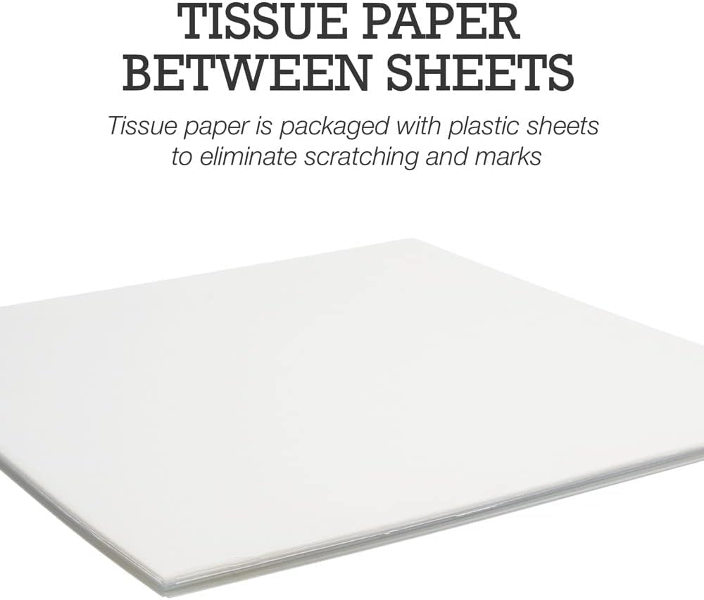 50 Pack 12X12 .007 Clear Craft Plastic Sheets Compatible with Cricut, Stencils, Cards, Journals, Crafts, 3D Embellishments, Acetate Sheets for Crafts, Plastic Sheet .007"
