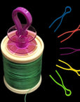 100PCS Bobbin Thread Holders Thread Buddies Clips Sewing Machine Accessories for Thread Spool Organizing, 5 Colors
