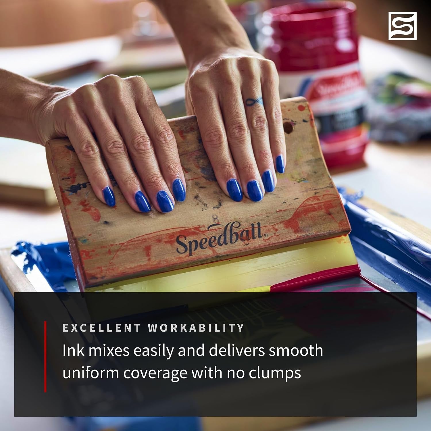 Fabric Screen Printing Ink Starter Set, 6-Colors, 4-Ounce for T-Shirt and Silkscreen Printmaking