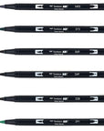 56227 Dual Brush Pen Art Markers, Wonderland, 6-Pack. Blendable, Brush and Fine Tip Markers, Portrait, 1 Count (Pack of 6)