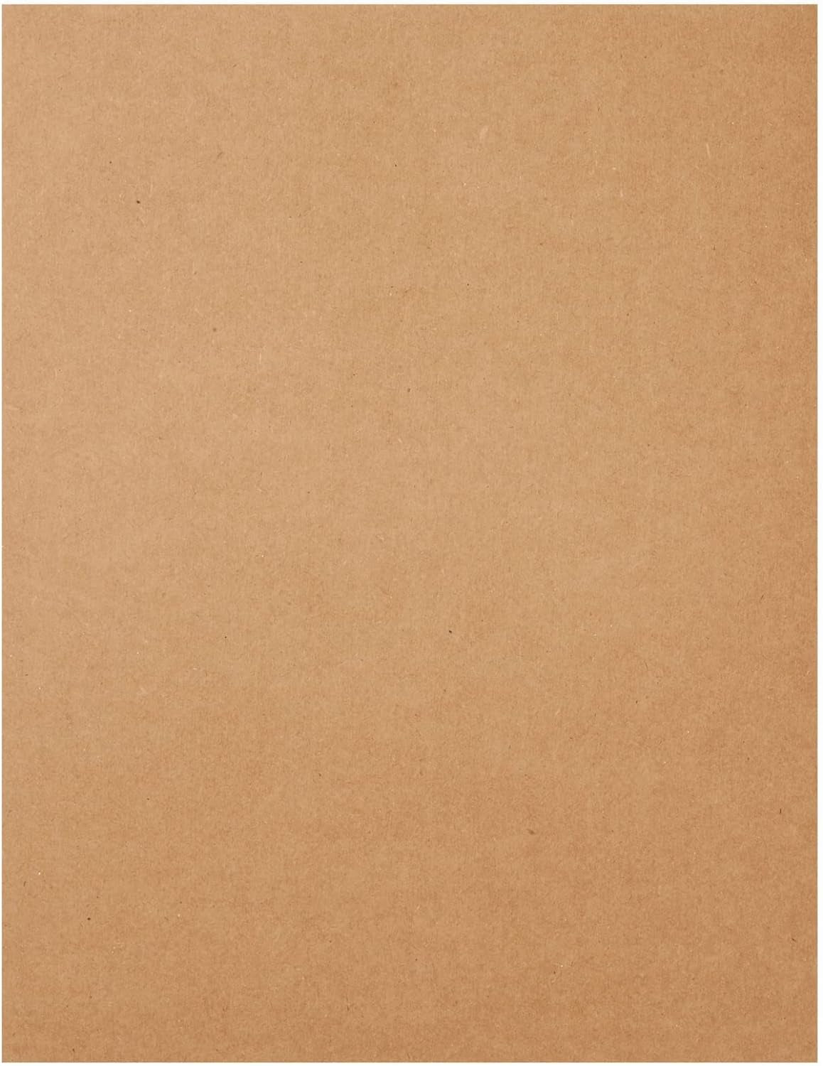 50 Sheets of Brown Kraft Paper or Wedding, Party Invitations, Announcements, Drawing, DIY Projects, Arts and Crafts, Scrapbooking, Letter Size, 176Gsm (8.5 X 11 Inches)