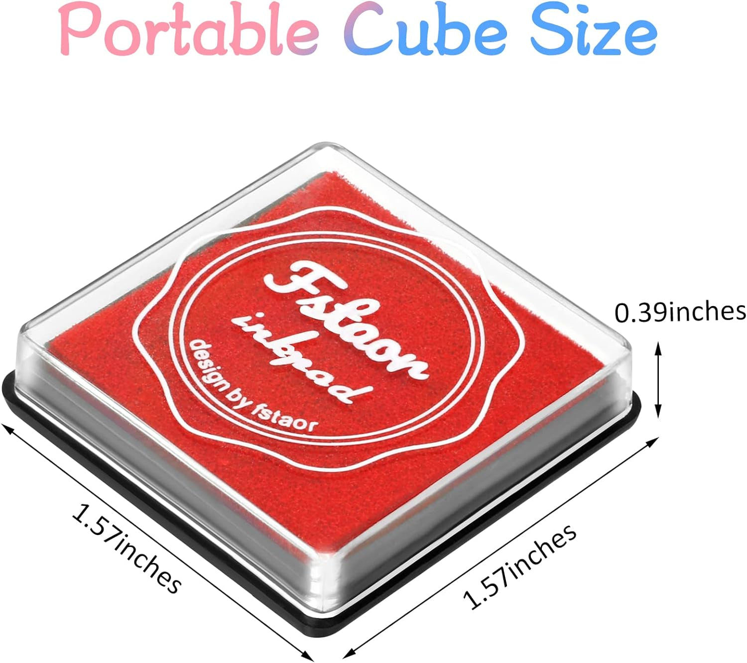 20 Colors Washable Ink Pads for Kids Rubber Stamps, Fingerprint Crafts Stamp Pad for Kids, Paper, Scrapbook, Fabric, Wood (Pack of 20)