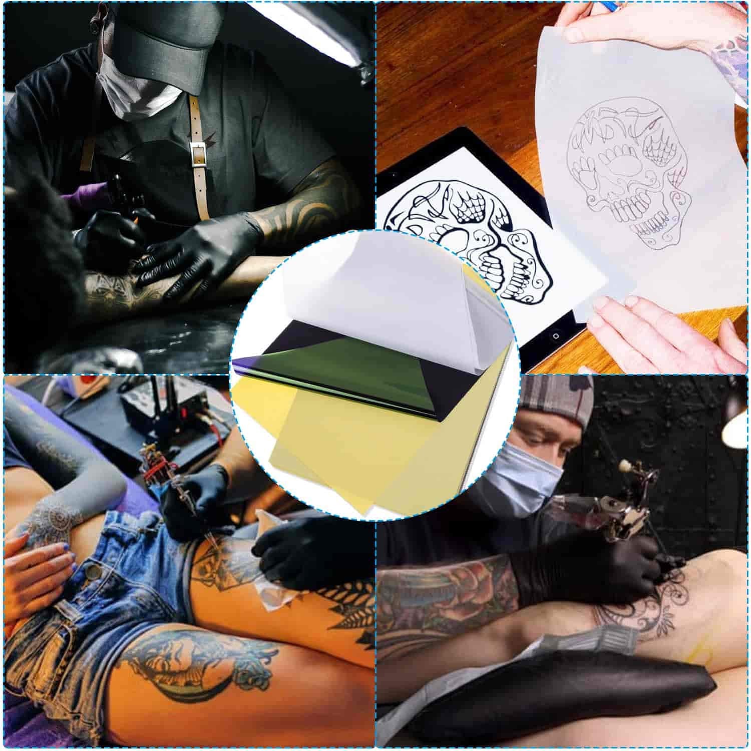 Tattoo Transfer Paper,  35 Sheets Stencil Transfer Paper for Tattooing, A4 Size