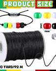 1200 Pcs Plan of Salvation Bracelet Bead Bulk Wordless Faith Bracelet Clear Red Black Green Yellow White Beads with 100 Yards Waxed Cotton Thread Cord Christian Bible Teaching Craft Kits