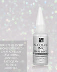 White &Pearl Alcohol Ink Set- 4 Colors for Resin Art | 2X20Ml Pearl White | 2X20Ml Sinking White Alcohol Based Ink