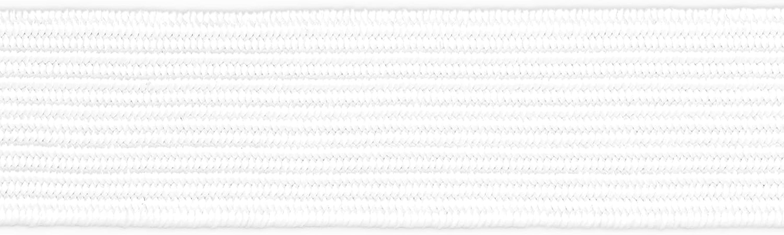 9332W Braided Elastic, 1/2-Inch by 1-1/2-Yard, White