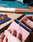24 Pieces Self Threading Needles Easy Threading Needles and 4 Pieces Large-Eye Hand Sewing Needles with 2 Pieces Wooden Needle Case for Storing Handmade Sewing Embroidery Needle Accessories
