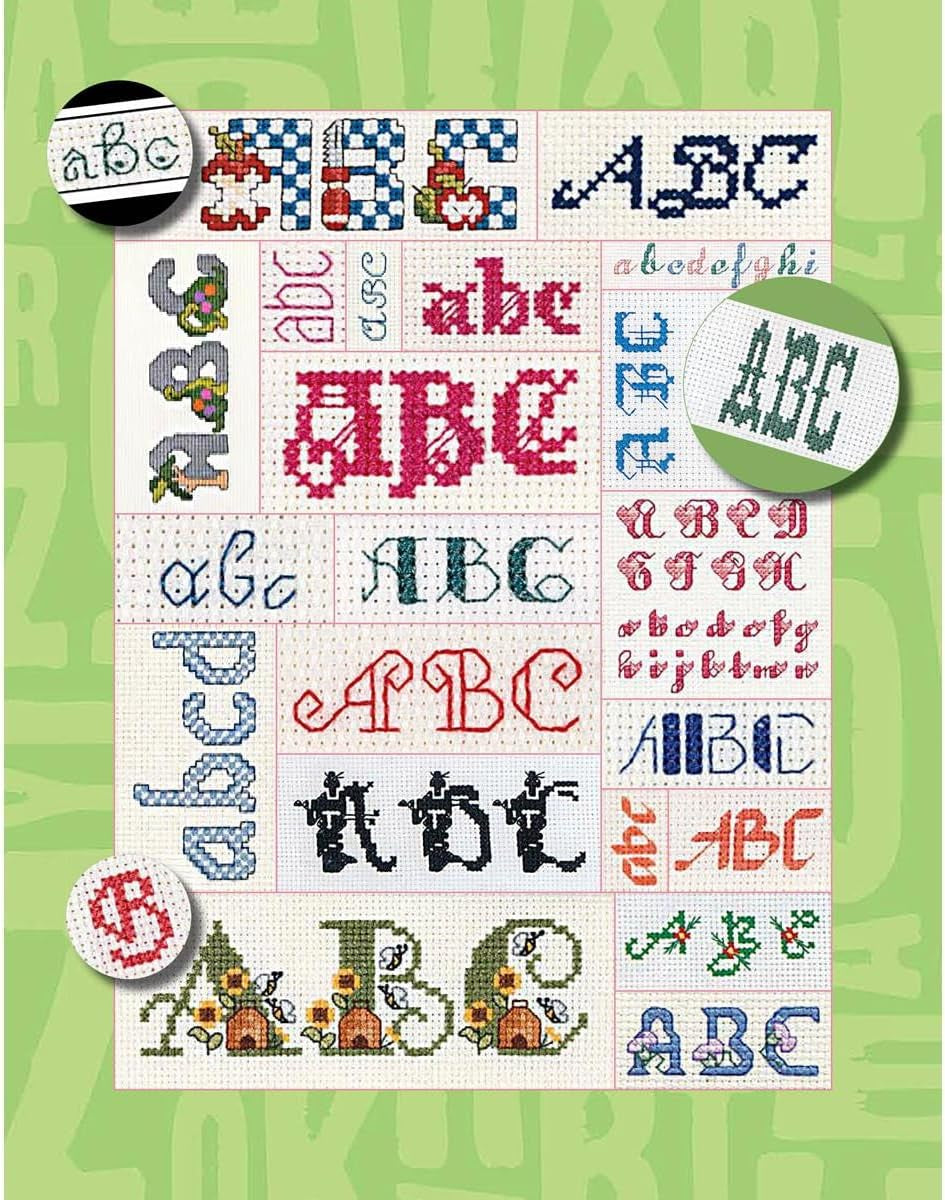 a Big Collection of Alphabets Book, Cross Stitch Alphabet Pattern Books, Cross Stitch Letters Bible, Alphabet Cross Stitch Kits, Cross Stitch Letter Patterns