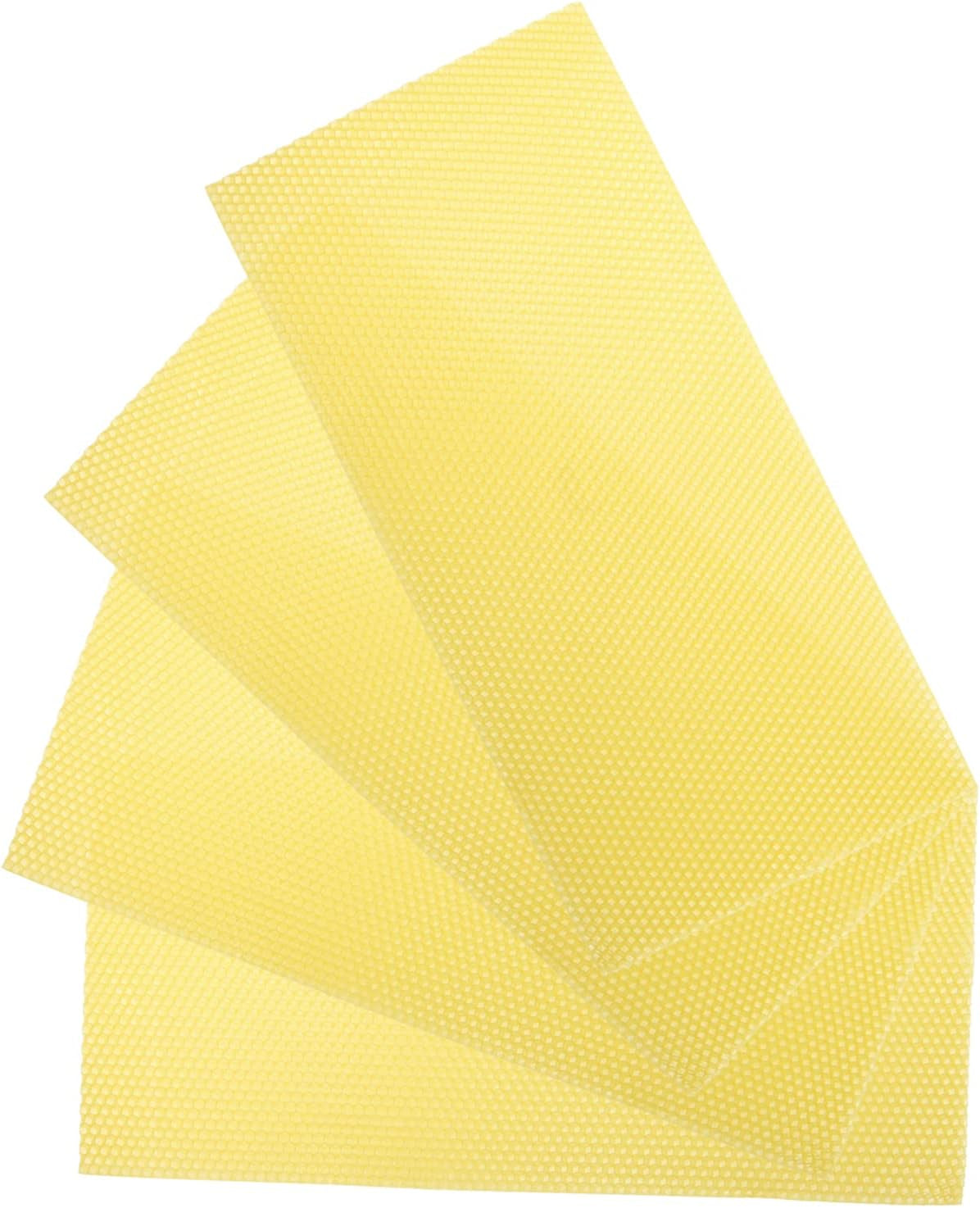30Pcs Beeswax Sheets Beehive Wax Foundation Sheets Natural Beeswax Honeycomb Sheets for Beekeeping Candle Making