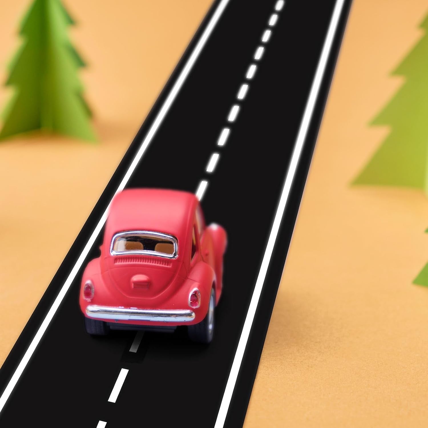 2 Rolls Checkered Flag and Road Track Tapes 109 Yards Black White Buffalo Tapes Decorative Race Car Road Tapes Packing Tapes for Birthday Scrapbook Box DIY Crafts