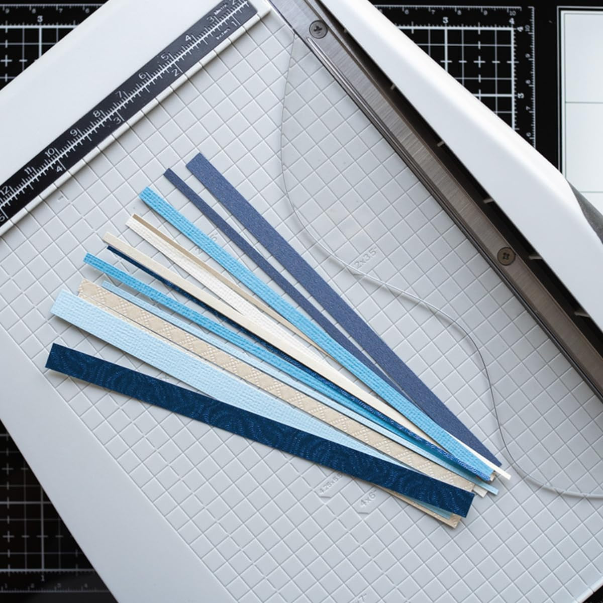 Paper Cutter Tool - Guillotine Paper Trimmer for Scrapbooking, Vinyl, and Craft Paper - 8.5 Inch Cutting Length with Ruler and Grid Lines