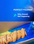 Silicone Mold Making Kit,Liquid Silicone for Mold Making 30A Sapphire Blue,High Strength Silicone Rubber Mold Making Kit,1:1 by Volume Ideal for Casting Resin/Jewelry Silicone Molds 4.4 Lbs