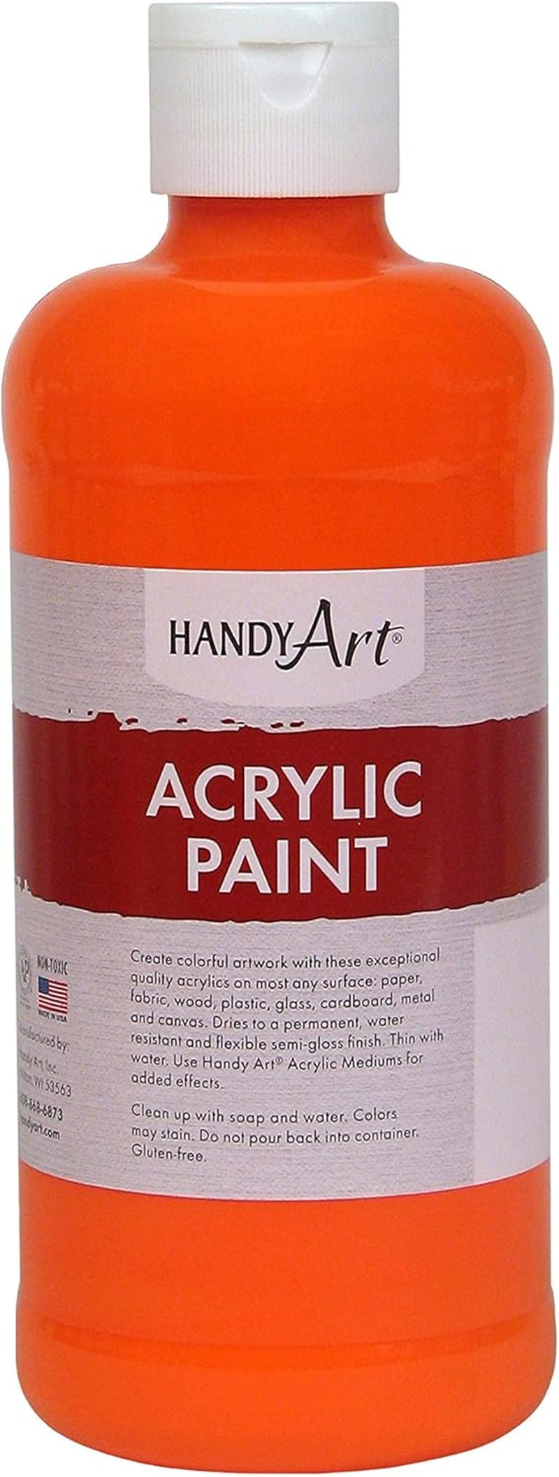 Student Acrylic Paint 16 Ounce, Metallic Gold