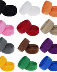 12 Colors 24 Yards Sew on Hook and Loop Tape Fastening Nylon Fabric Tape with Non-Adhesive for DIY Craft Interlocking Tape Sewing Fasteners (3/4'' Wide, 1 Yard Hook + 1 Yard Loop) for Each Color