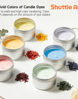 Candle Making Kit, DIY Candle Making Supplies with Candle Jars, Soy Wax, Candle Wicks, Color Dyes, Fragrance Oil and Capacity Pot, Candle Making Arts and Crafts for Adults and Beginners