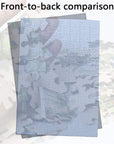 10 Sets Blank Sublimation A4 Jigsaw Puzzle with 120 Pieces DIY Heat Press Transfer Crafts A4 Thermal Transfer Puzzle Wholesale DIY Thermal Transfer Pearl Puzzle Blank Puzzle Thermal Transfer Supplies