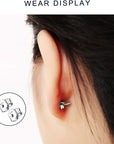 30Pcs/15 Pairs Earring Backs Replacement,Plated Silver Earring Backs for Stud,Hypoallergenic Earring Backs Replacement Secure Ear Lockings for Stud Earrings Ear Nut for Posts6X4.5Mm