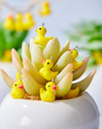 40 Pieces Mini Resin Ducks Resin Duck Charms Pendants Findings Charm DIY Duck Pendants for Bracelet Necklace Earrings Keychain Crafts