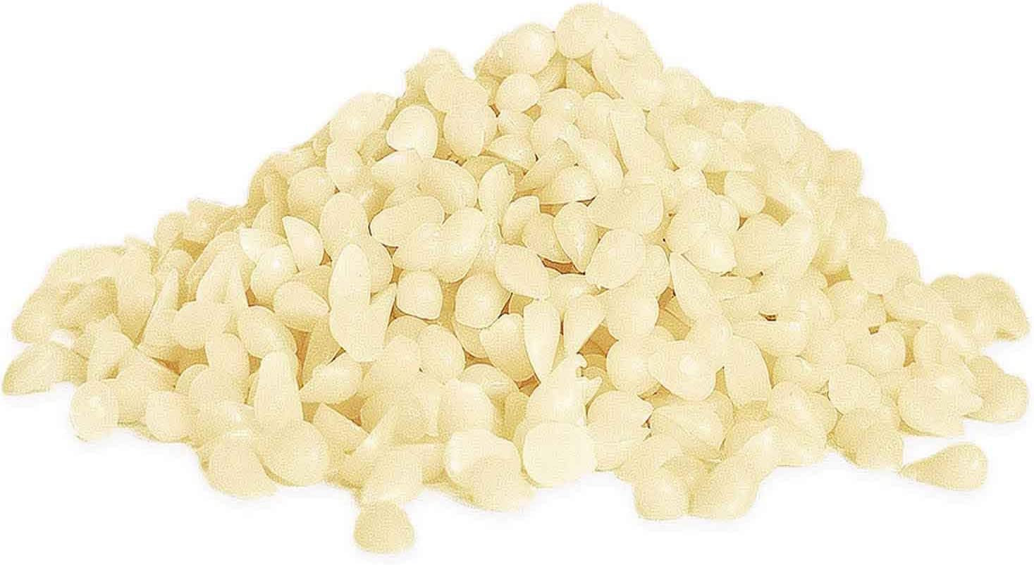 White Beeswax Pellets 2 Lb (32 Oz), Pure, Natural, Cosmetic Grade, Bees Wax Pastilles, Triple Filtered, Great for DIY Lip Balms, Lotions, Candles