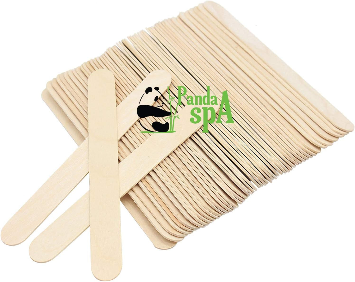 100 Pieces Jumbo Craft Sticks, Premium Natural Wood for Building, Mixing, and Creating Craft Projects, Size 6 X 3/4