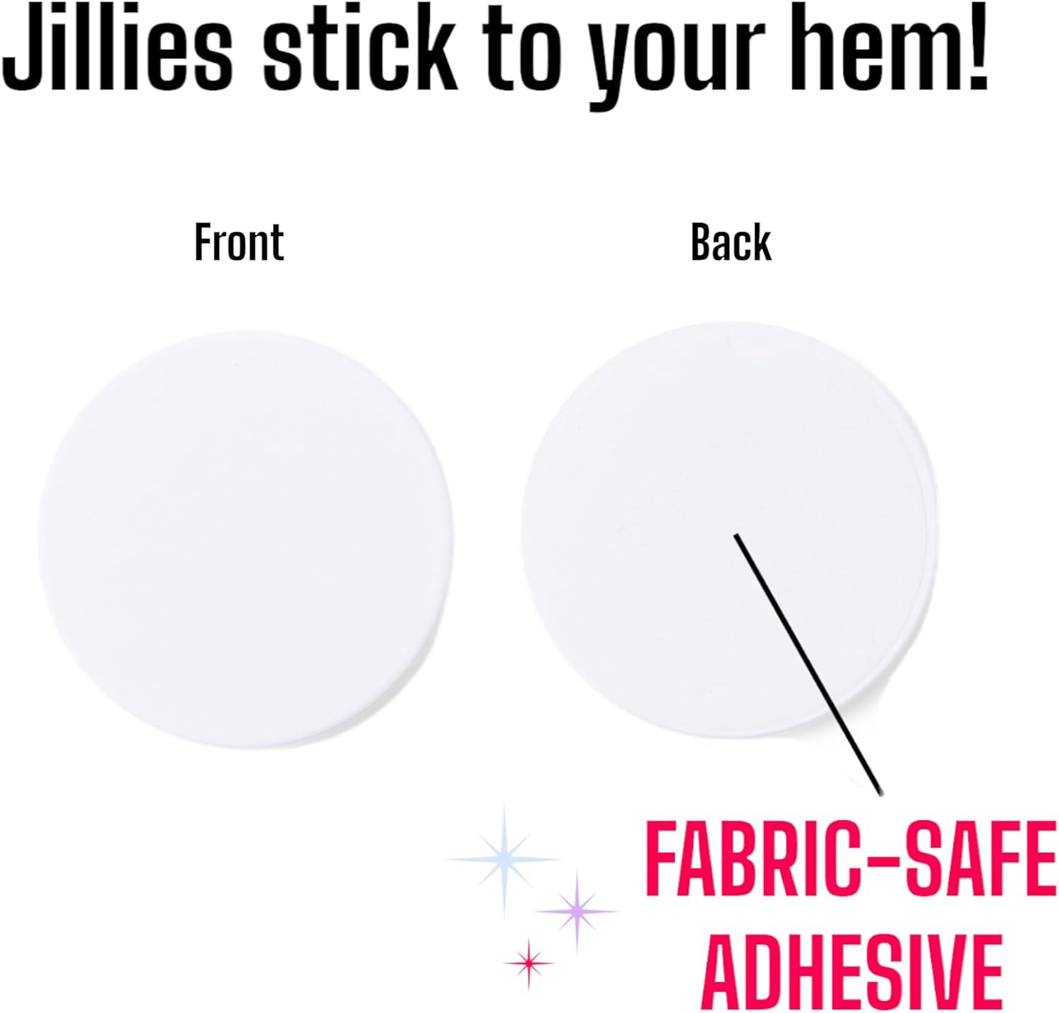 | Dress Weights for Hem Reusable | Stick on Adhesive Skirt Weights for Wind