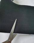 6 Inch Width Self Adhesive Hook and Loop Fastening Tape Heavy Duty Strips 1 Yard (Black, 6 Inch X 1.1 Yard)