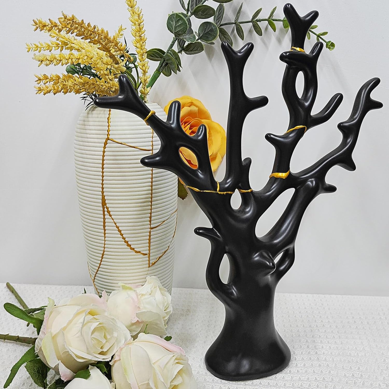 Kintsugi Repair Kit Food Safety, Japanese Gold Repair Kit, Bio Gold Glue for Ceramics and Porcelain Repair, Ceramic Repair Kit with Two Practice Cup Perfect for Beginners, Dishwasher Safety