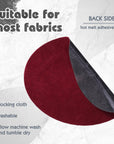 24 Pcs Elbow Patches 12 Colors Oval Suede Elbow Patches for Sweaters Fabric Men Elbow Patch Appliques Cloth Iron on and Sew on Elbow Patches for Repair Shirt Jeans Jacket 5.5 X 4.3 Inch (Simple Color)