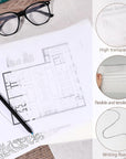 Tracing Paper Roll 15In X 45Yd White Trace Paper Translucent Tracing Paper Pattern Paper for Sewing, Drawing, Sketching, Trace, Craft
