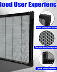 Honeycomb Laser Bed 500X500X22Mm(19.68"X19.68"X0.87") with Aluminum Panel, Honeycomb Working Table for Laser Cutter Engraver Table-Protecting, Fast Heat Dissipation, Smooth Edge Cutting