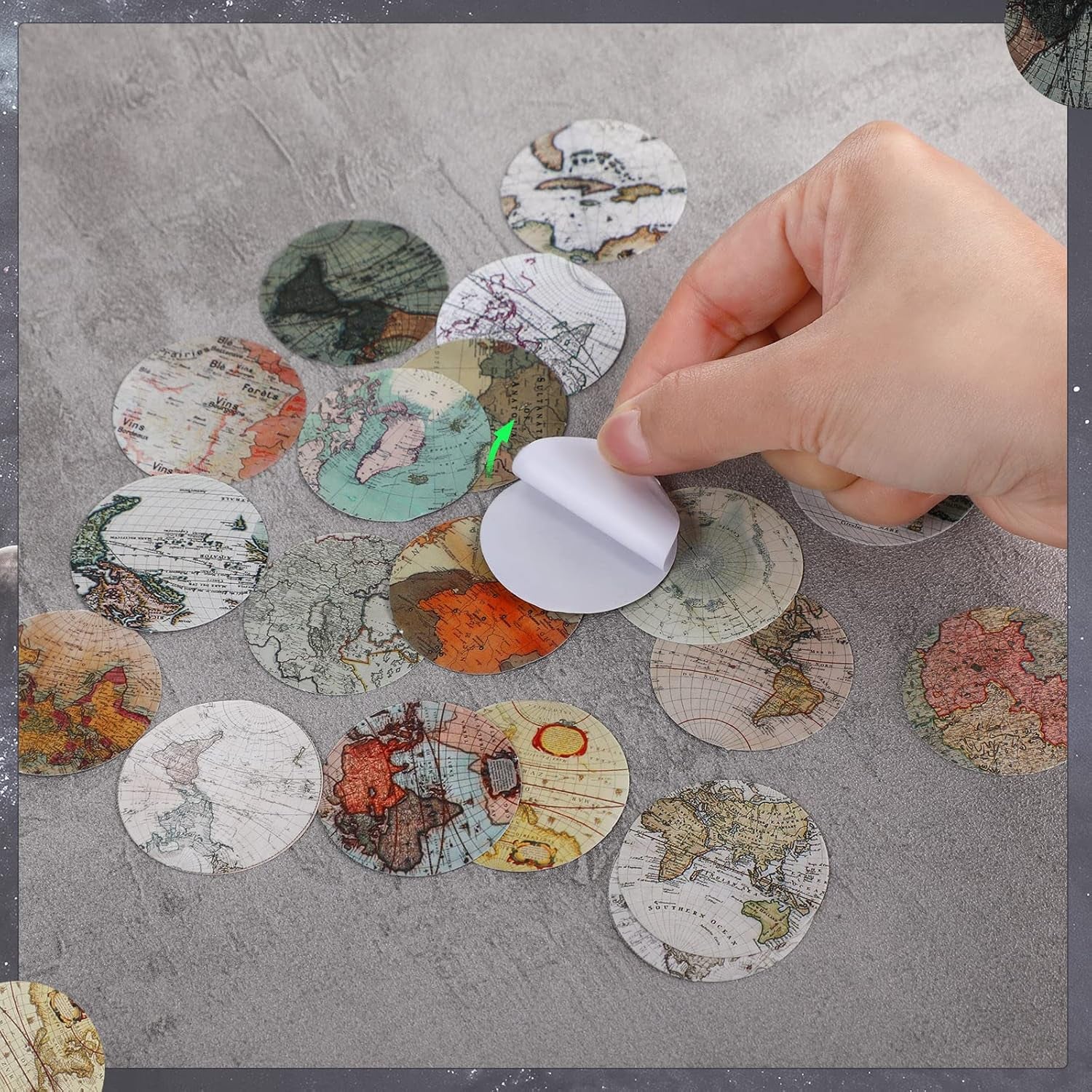 191 Pieces Vintage Astronomy Stickers for Journaling, Celestial Sticker Set, Planet Space Stickers, Astrology Stickers Galaxy Moon Phase Planner Stickers for DIY Scrapbook Journal Decal (Vintage)