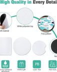 Sublimation Blank Cup Coasters Bulk Square Blank Cup Mat Rubber for Sublimation Transfer Heat Press Printing DIY Crafts 3.93 X 3.93 Inch (50 Pieces)