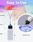 White Alcohol Ink for Epoxy Resin, Upgraded White Alcohol Ink 3.5Oz/100Ml, Alcohol-Based Resin Ink, White Resin Pigment for Resin Petri, Tumblers, Painting, Resin Art