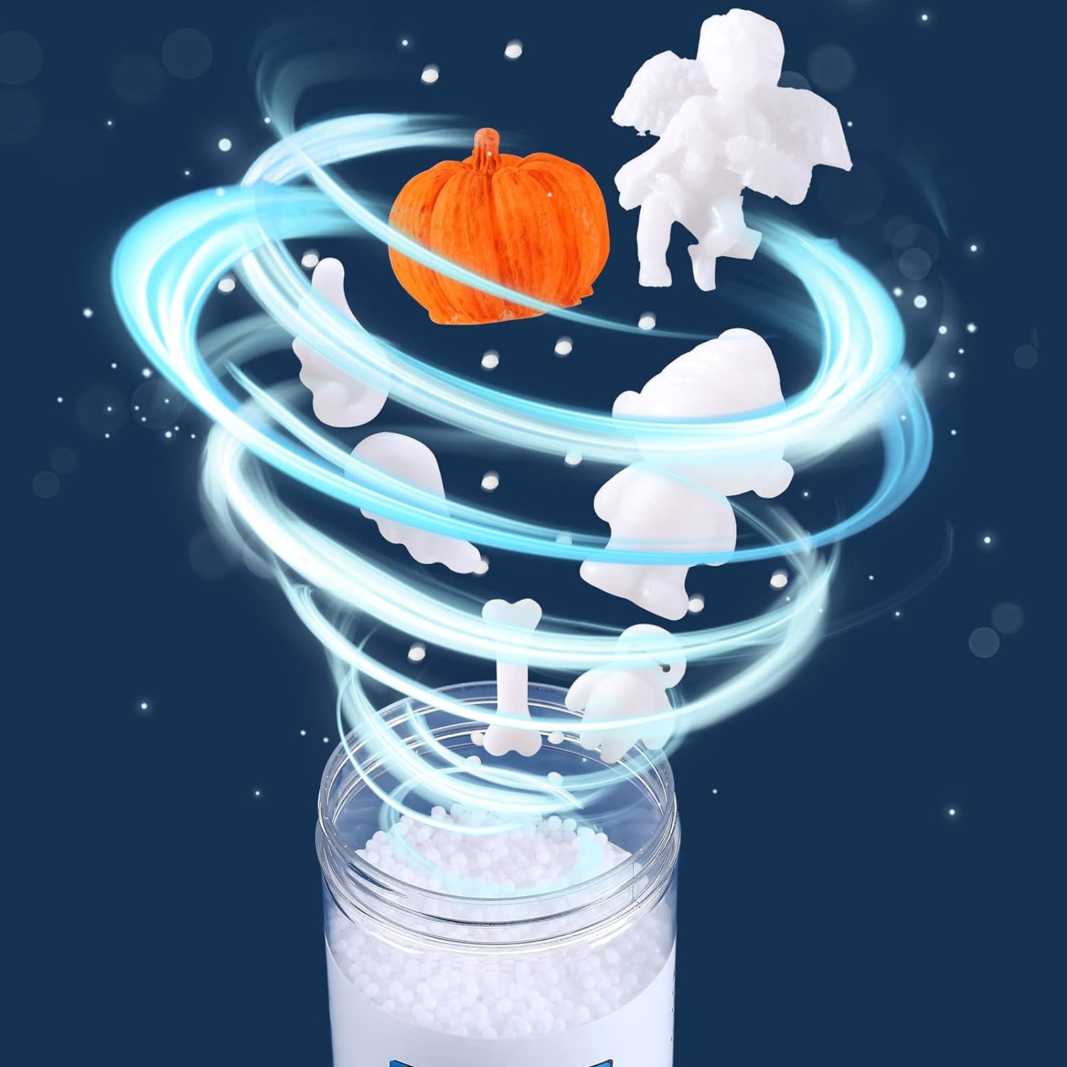 Moldable Plastic Clay, 1Lb/16Oz White Modeling Clay Thermoplastic Beads for DIY Modeling Making Creative Activity, Good Creating Teaching Kits for Adults or Kids