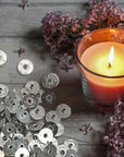 800 Pcs Candle Wick Tabs - Metal Candle Wick Sustainer Tabs