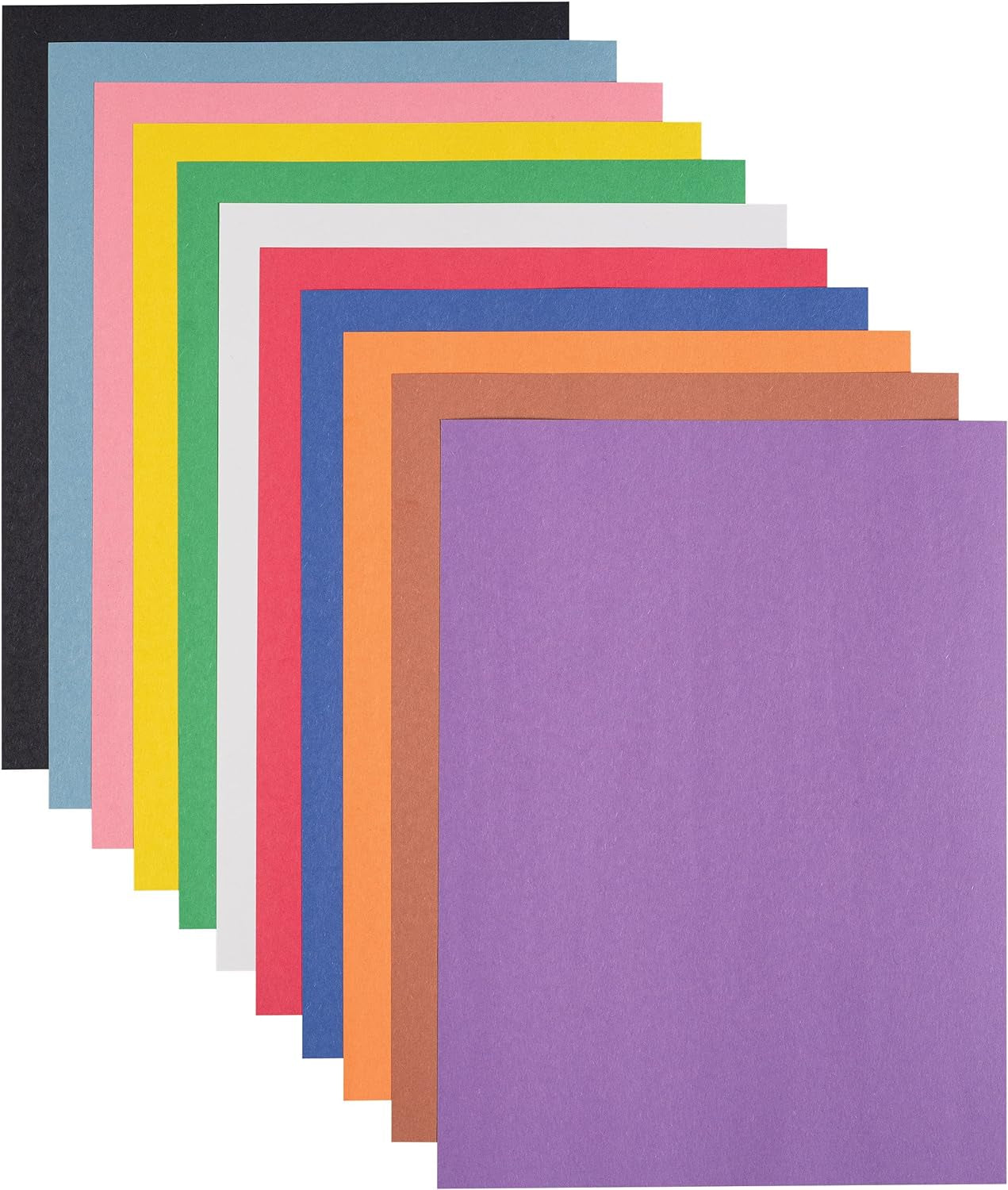 (Formerly Sunworks) Smart-Stack Construction Paper, 11 Assorted Colors, 9" X 12", 300 Sheets