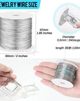 24 Gauge Stainless Steel Wire for Jewelry Making, Bailing Wire Snare Wire Wrapping for Craft and Jewelry Making