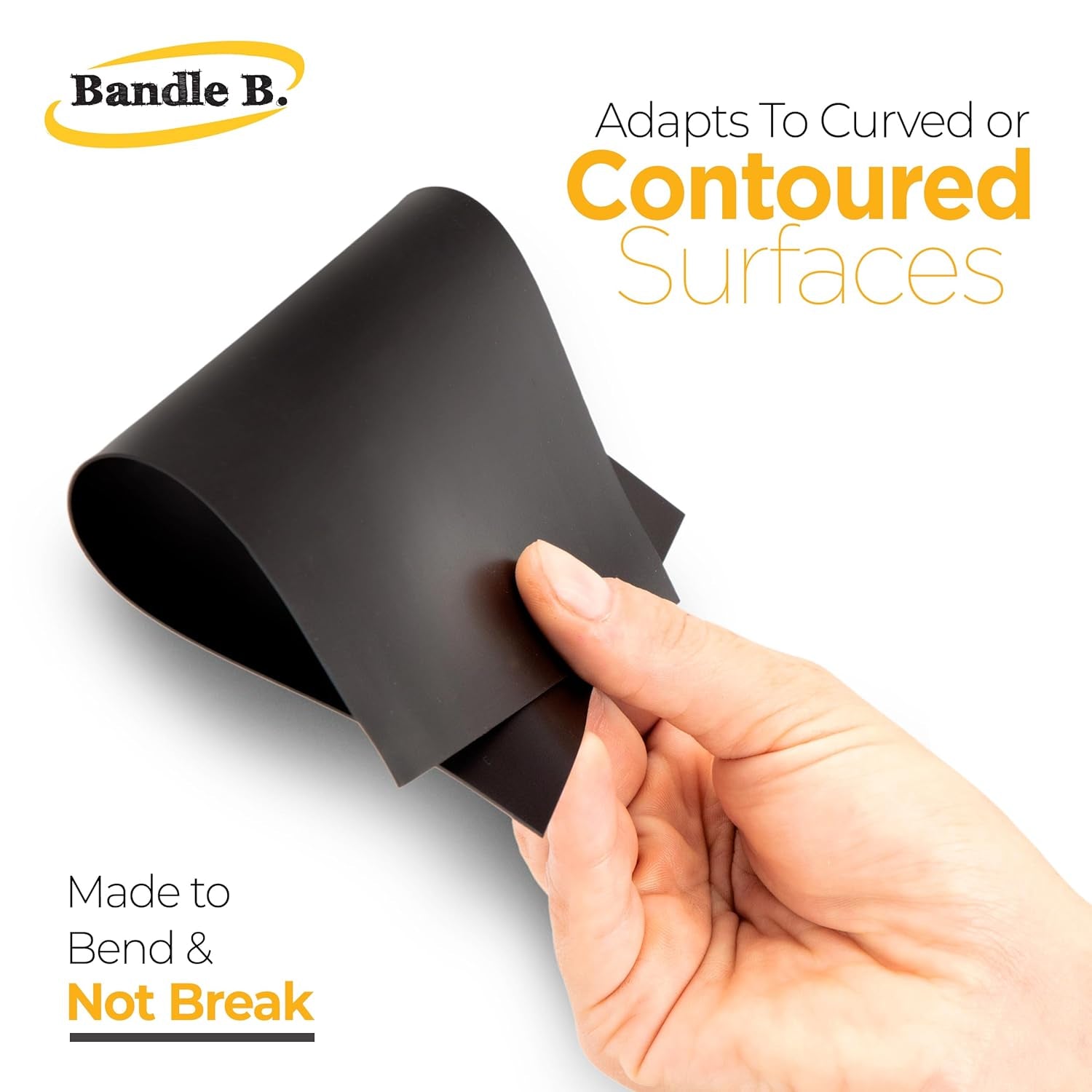 Bandle B Magnetic Sheets for Crafts 8.5"X11". Pack of 2. Flexible Non Adhesive Magnetic Sheet for Metal Cutting Die Storage. Easy to Organize and Cut for Arts &amp; Crafts or Scrapbooking. Thickness 30