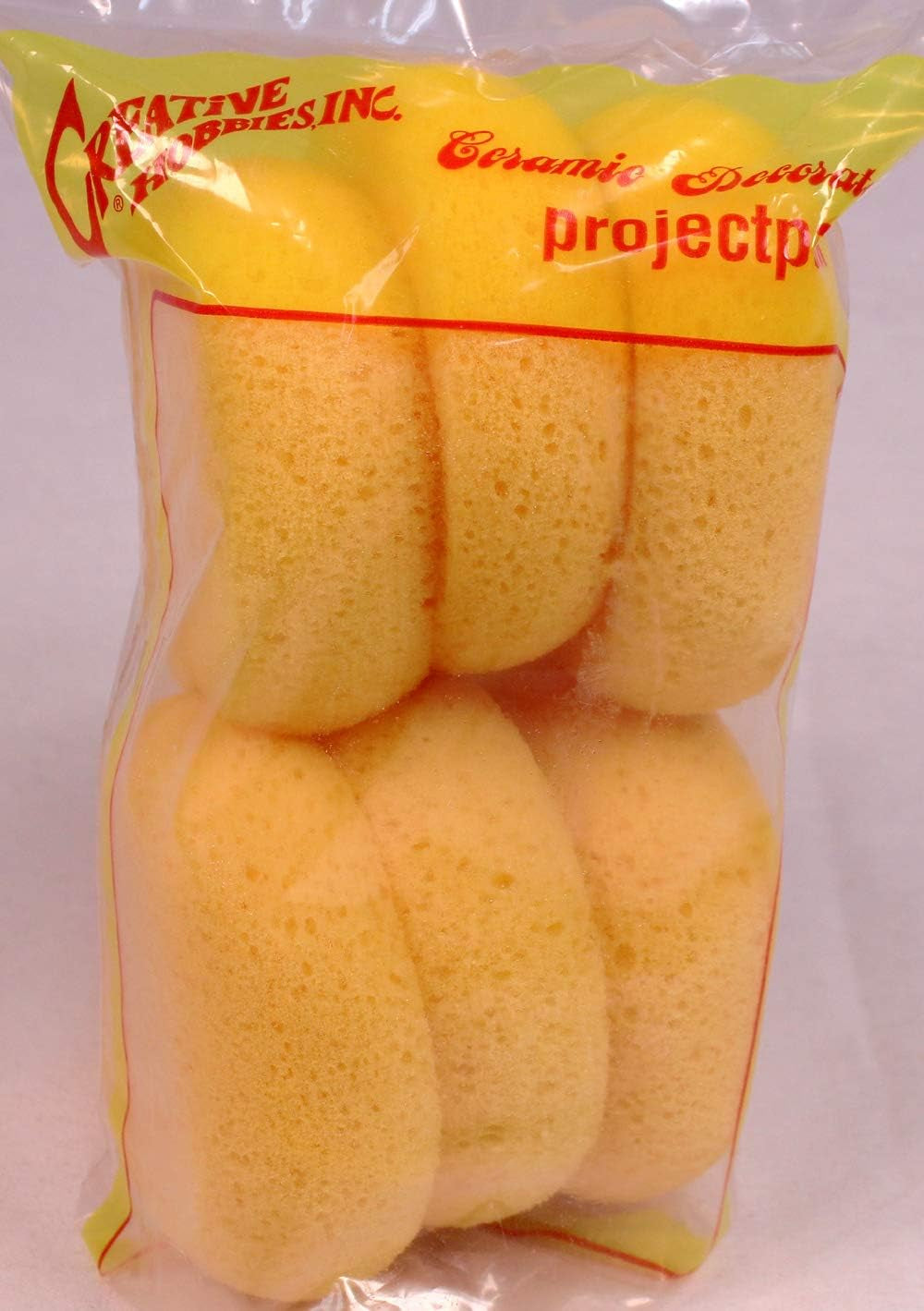 ® 10 Pack of 3-1/2 Inch round Synthetic Silk Sponges for Painting, Crafts, Ceramics, Household Use & More! Pack of 10 Sponges