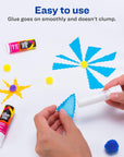Glue Stic Value Pack, White, Washable, Nontoxic, 0.26 Oz., 18 Permanent Glue Sticks (98089)