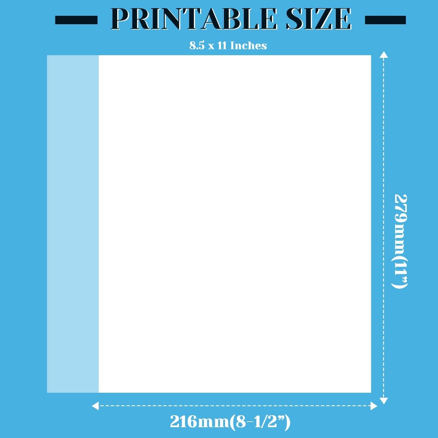 Vellum Paper,  115GSM Transparent Vellum Paper 8.5 X 11 Translucent Clear Printer Paper for Printing Invitation Cards Tracing