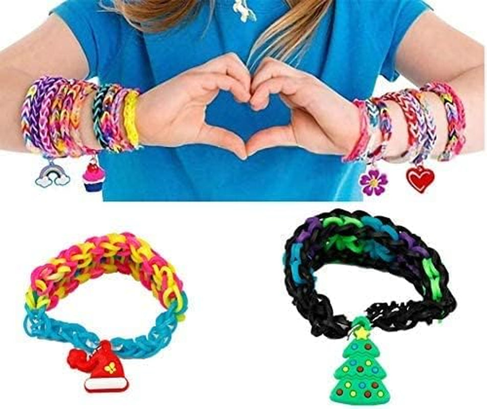 Flydem Rubber Loom Band Silicone Charm, Bracelet Charms,Loom Rubber Bands Charms,Bracelet Pendant,(105Pcs)