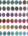 60000 Pcs Rhinestones Diamond Painting Beads Flat Bottom round Resin Diamond Beads Diamond Art Replacement Diamonds for DIY Craft Diamond Painting Accessories (Bright Color)